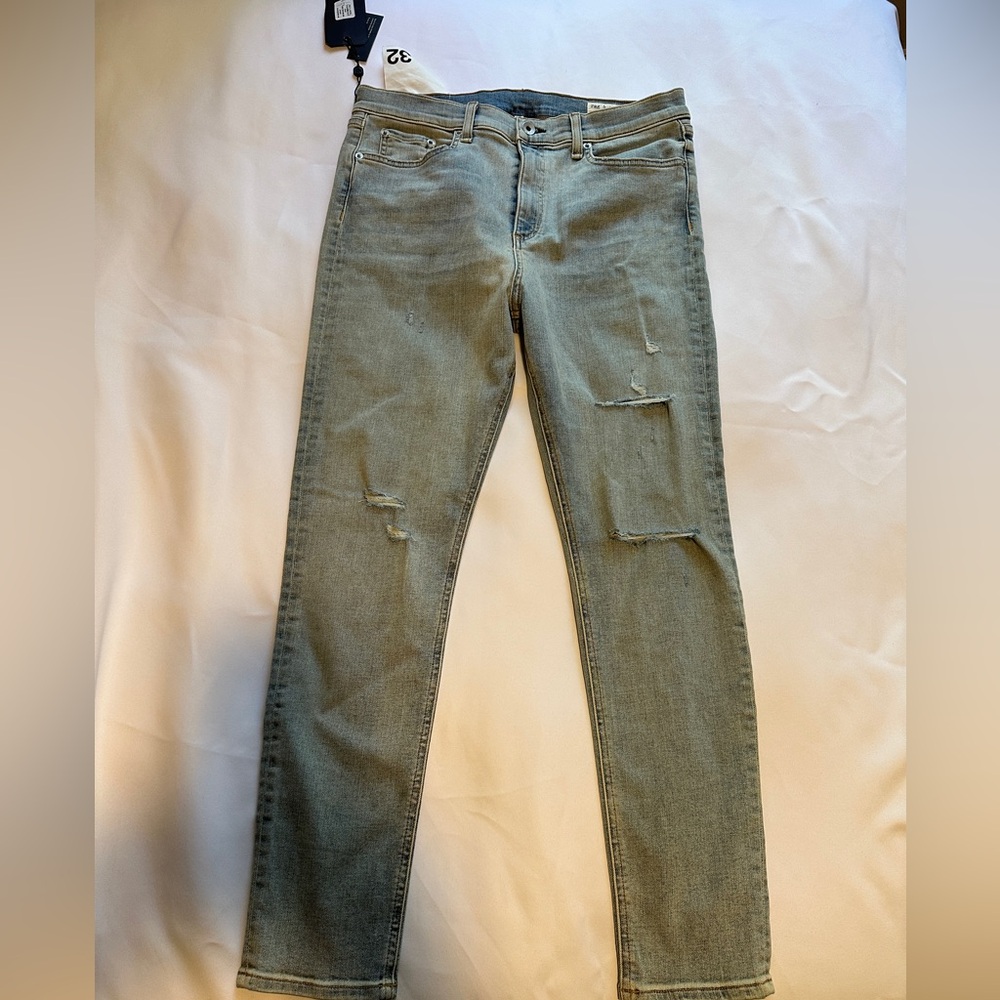 NWT Rag & Bone Norlet High Rise Ankle Skinny jeans Size 32 Retail $225 - Picture 7 of 8